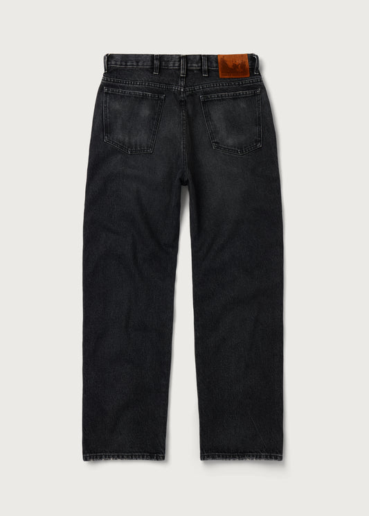 Straight Leg Denim | Black