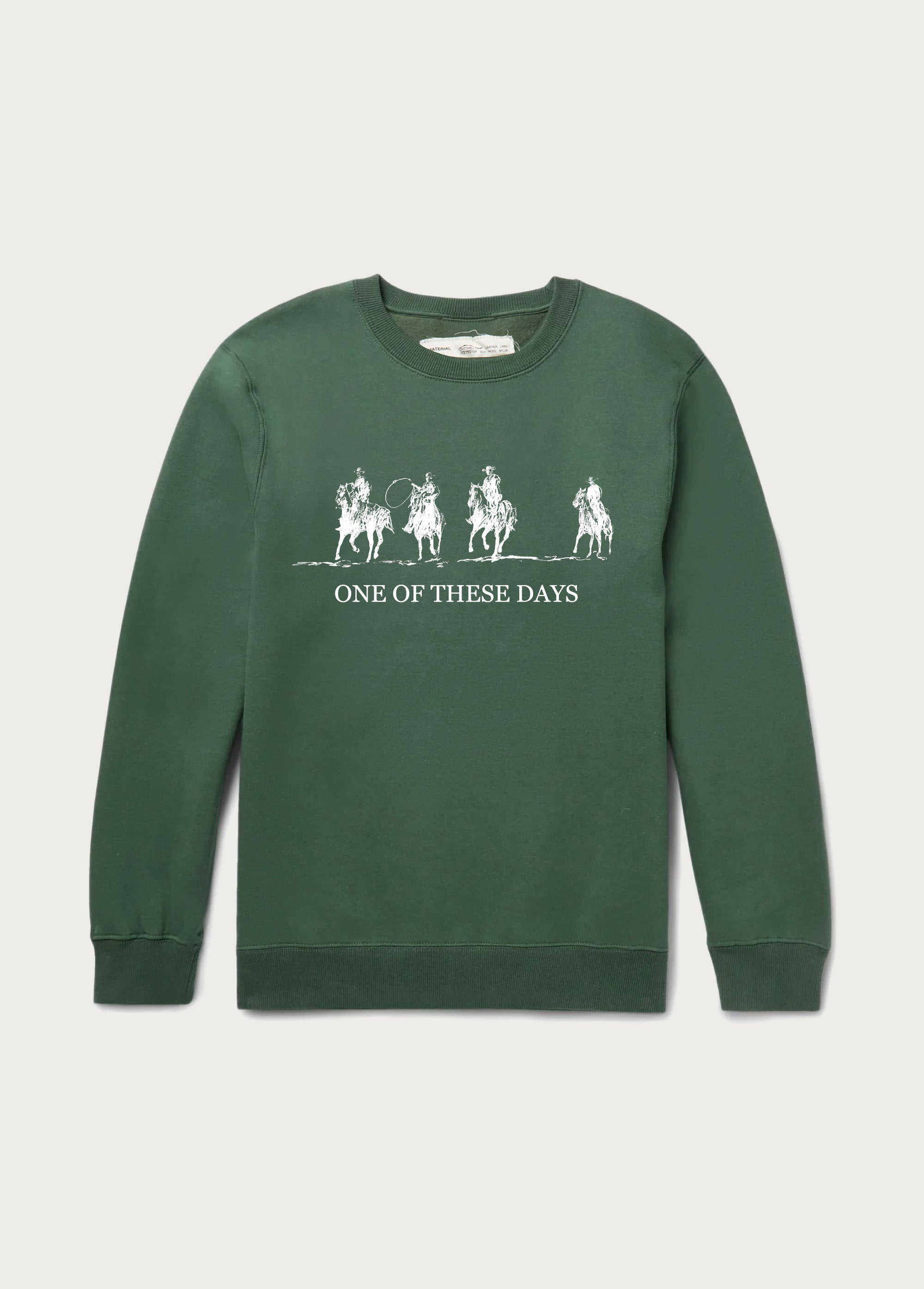 Team Logo Crewneck Sweatshirt | Forest Green | One Of These Days