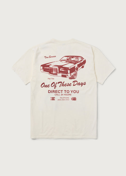 Tire Service T-Shirt | Bone