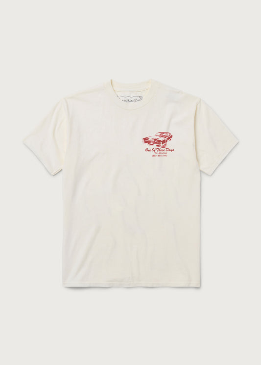 Tire Service T-Shirt | Bone