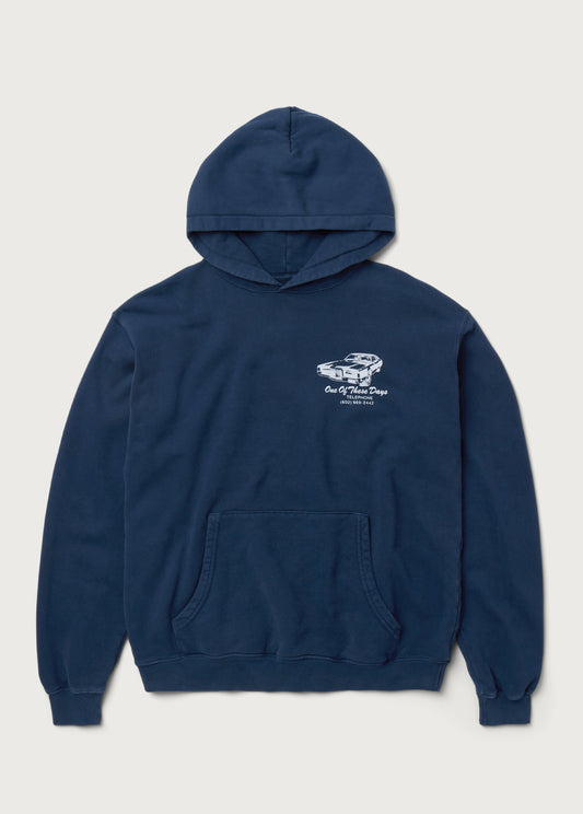 Tire Service Hoodie | Washed Navy