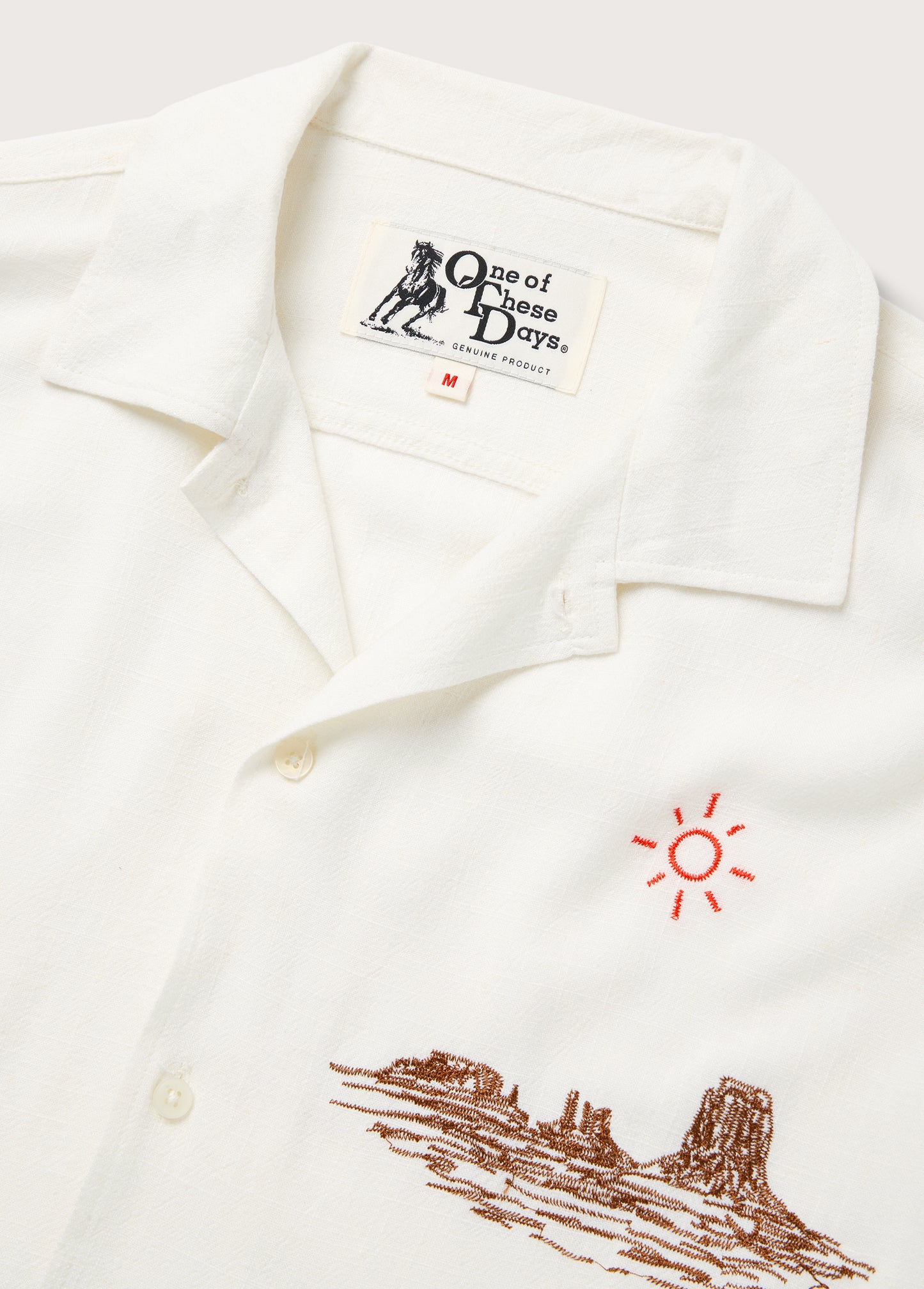 Tomorrow Has Already Spoken Camp Shirt | Bone