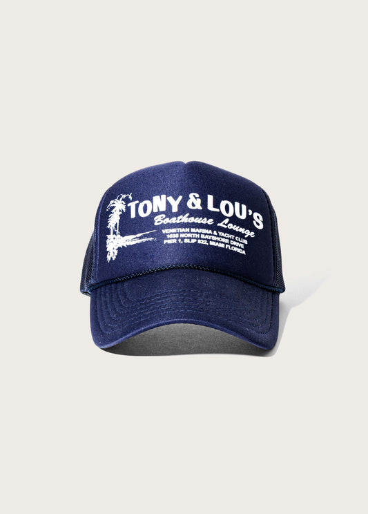 Tony & Lou's Trucker Hat | Navy