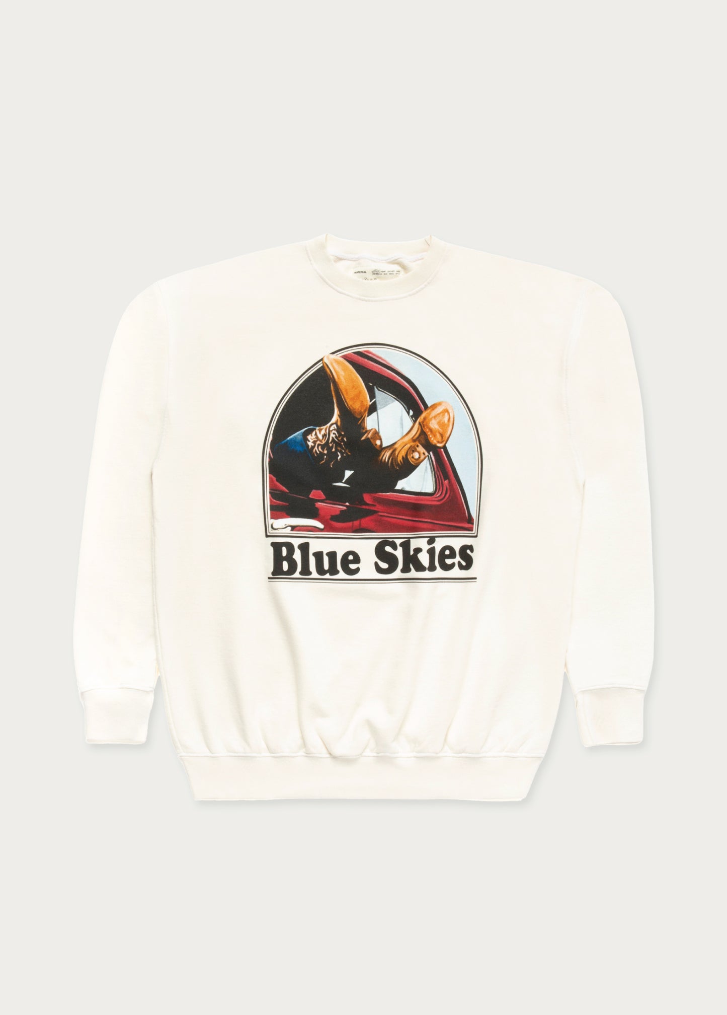 Blue Skies Crewneck Sweatshirt | Bone