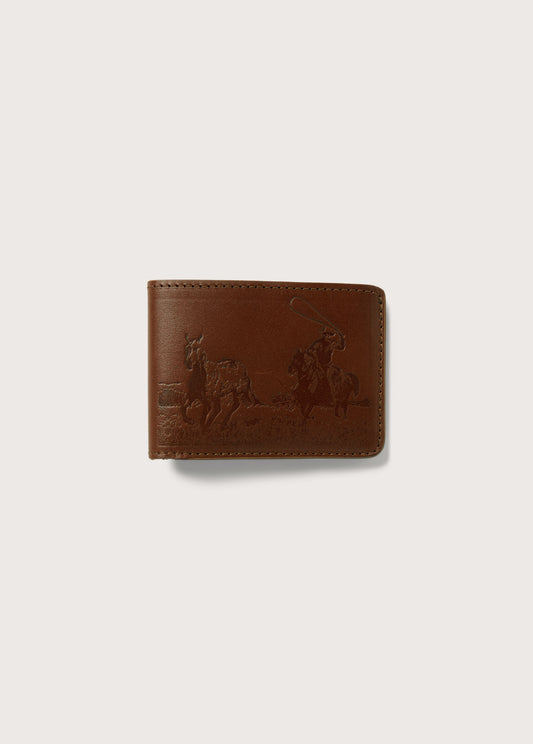 Just For A Moment Leather Bi Fold Wallet USA | Brown