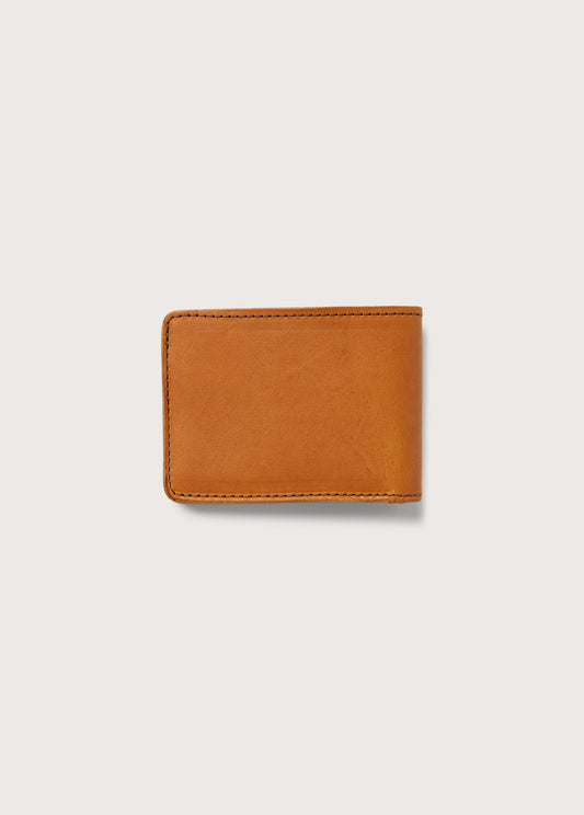 Just For A Moment Leather Bi Fold Wallet USA | Tan