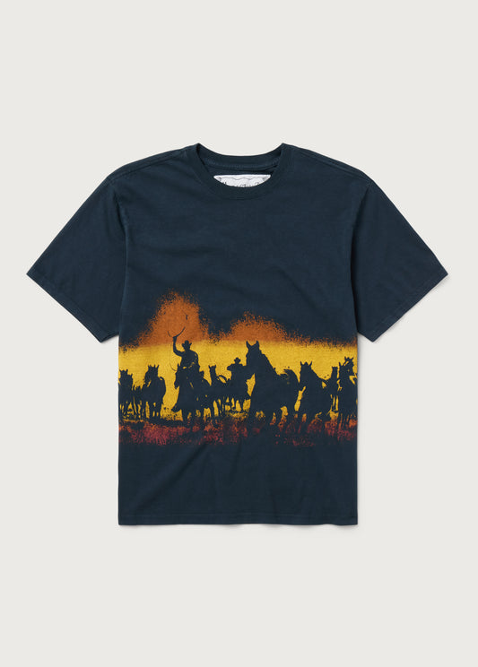 Velvet Morning Tee | Washed Black