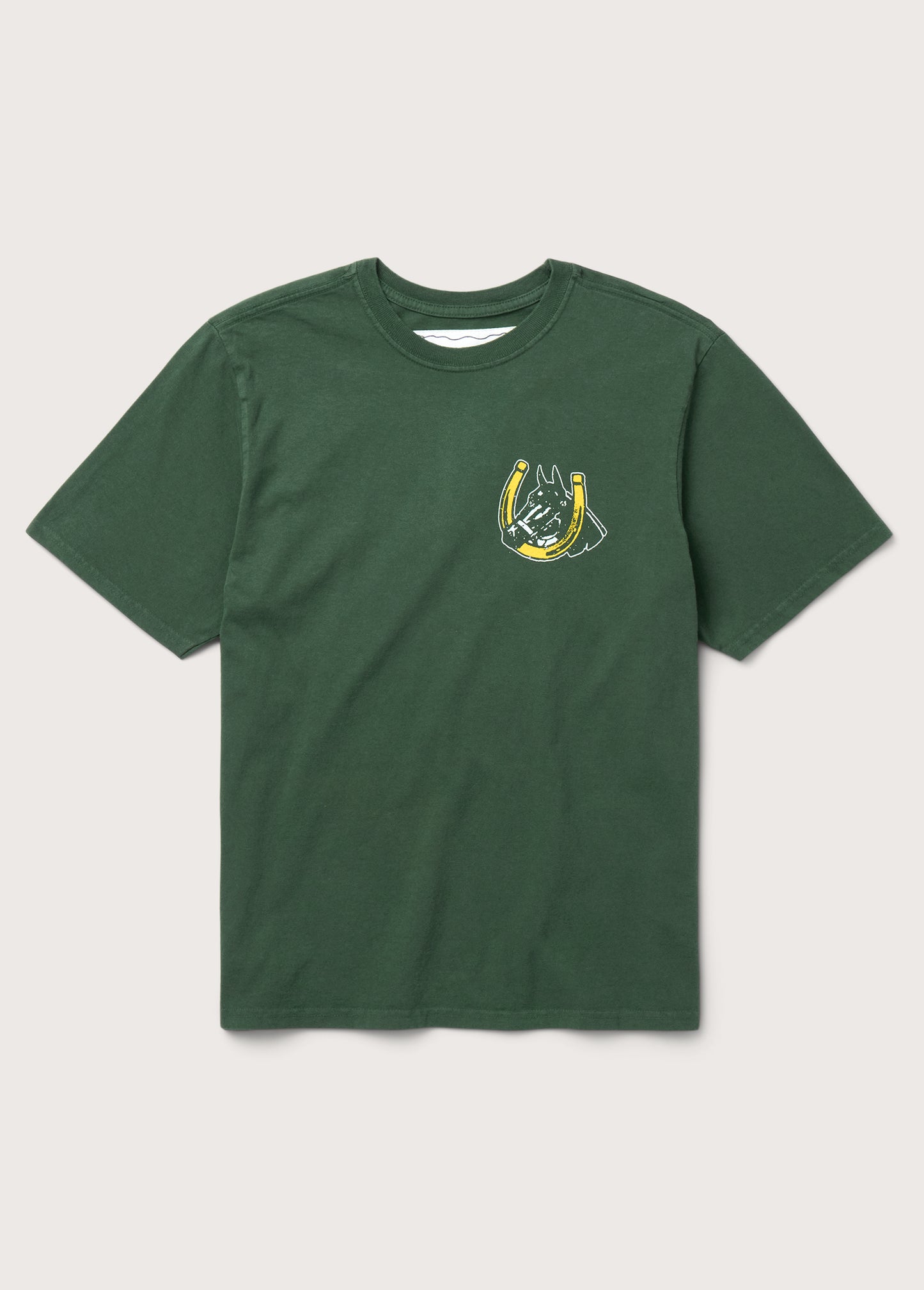 Valley Riders T-Shirt | Sun Faded Washed Forest Green