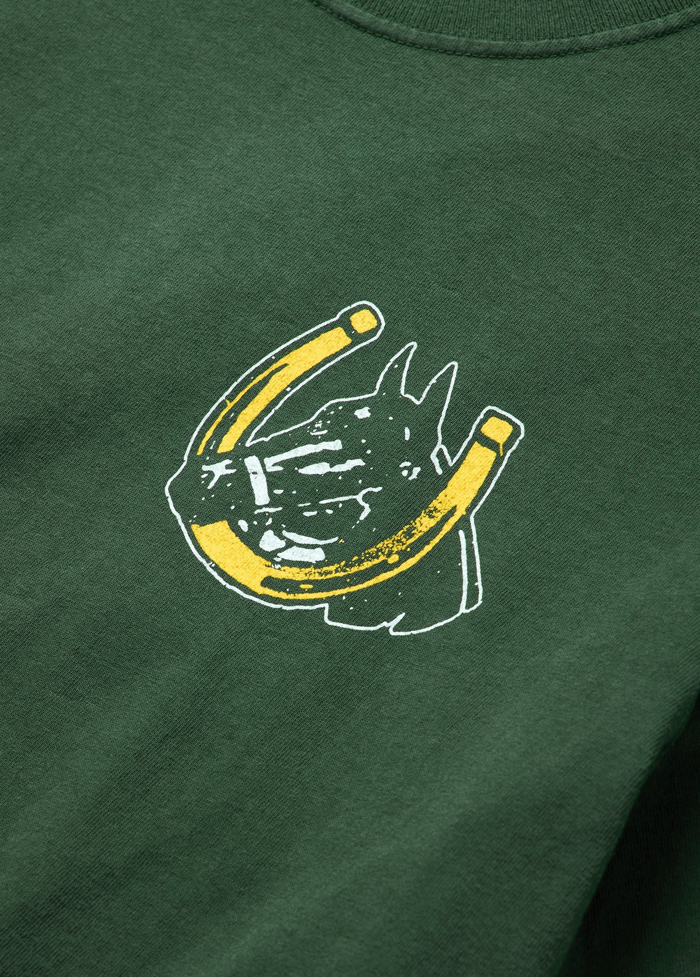 Valley Riders T-Shirt | Sun Faded Washed Forest Green