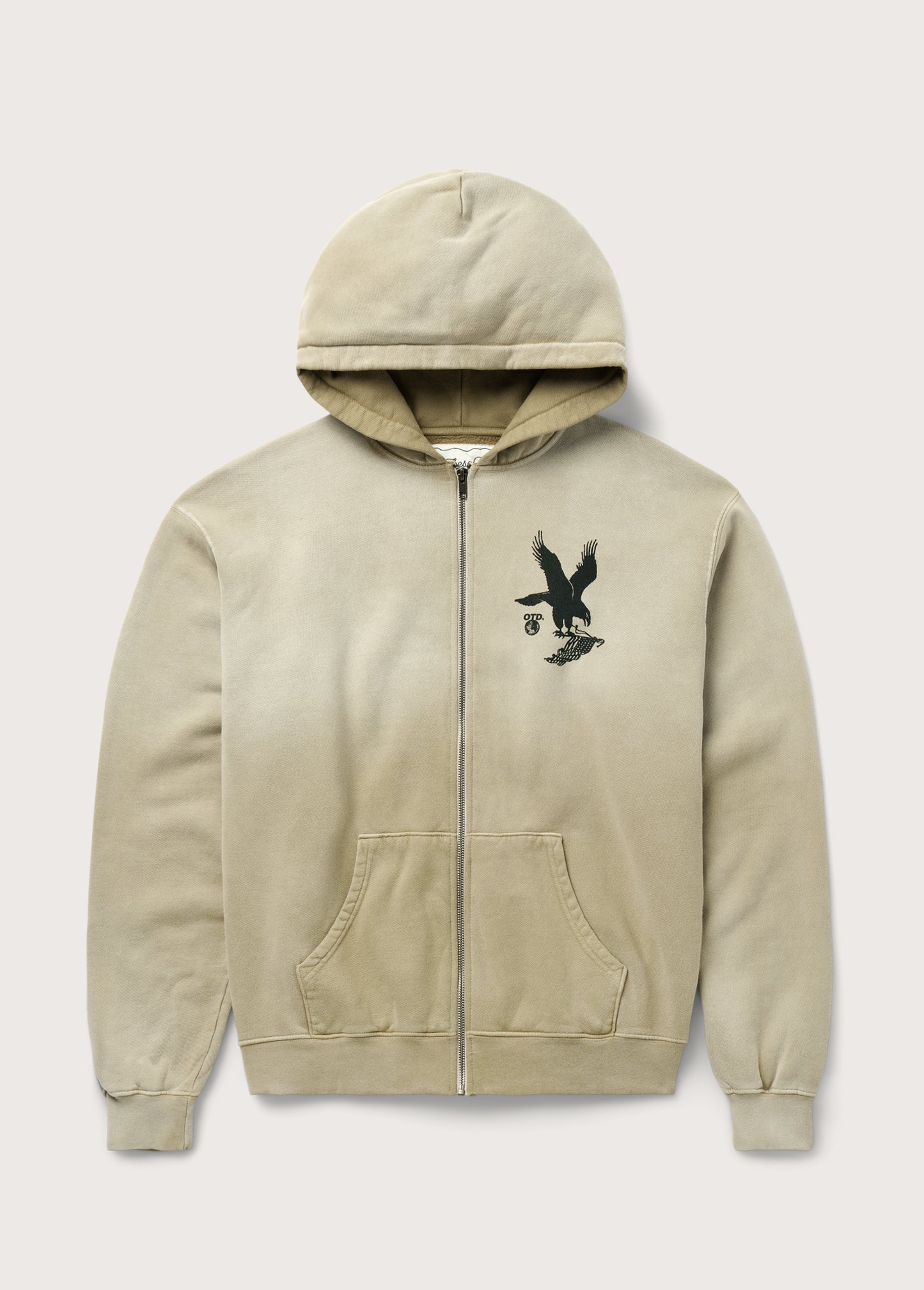 Where Eagles Dare Zip Hoodie | Sand