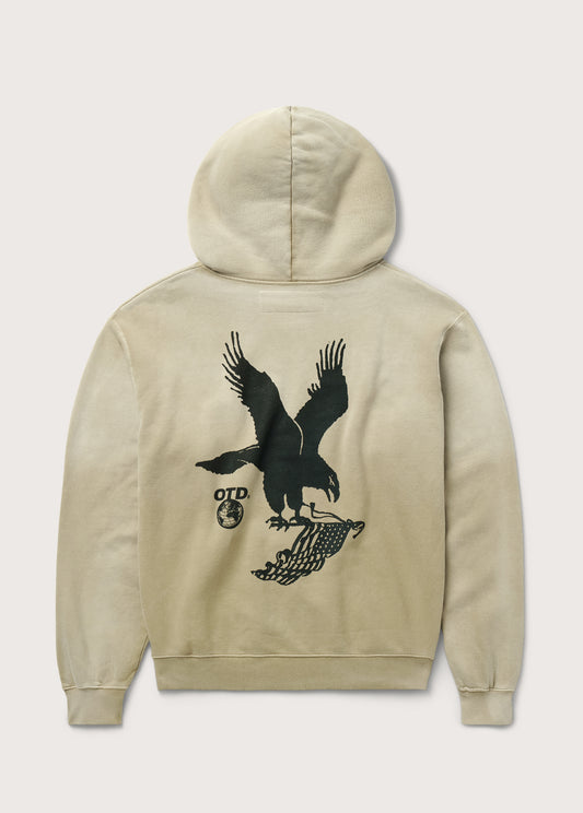 Where Eagles Dare Zip Hoodie | Sand
