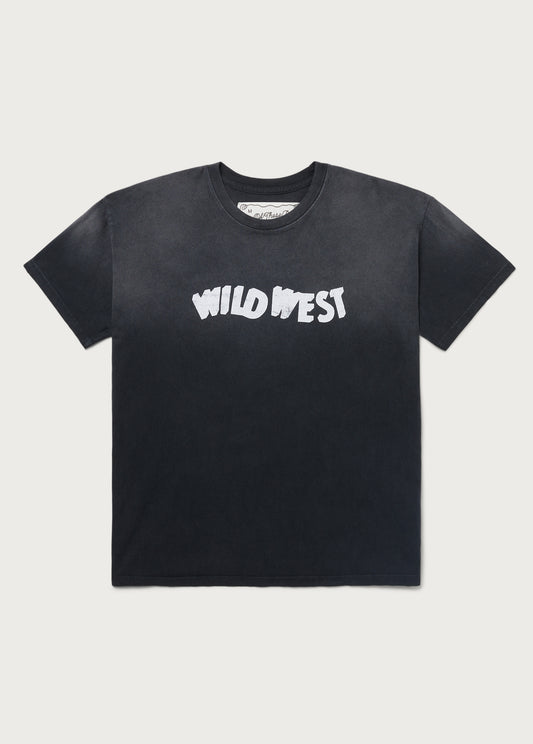 Wild West Tee | Washed Black