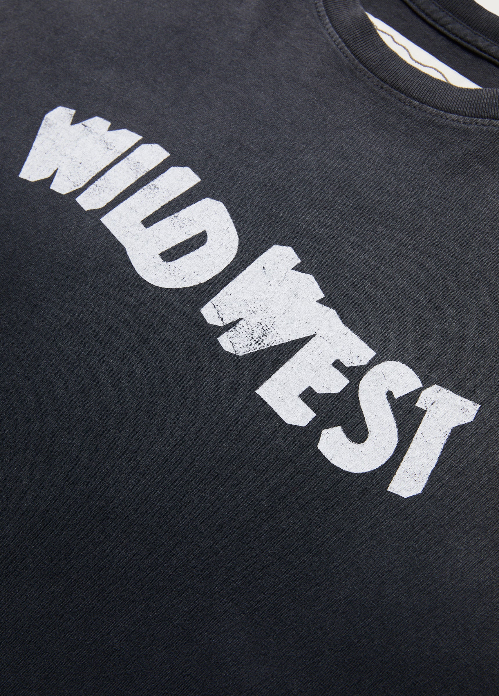 Wild West Tee | Washed Black