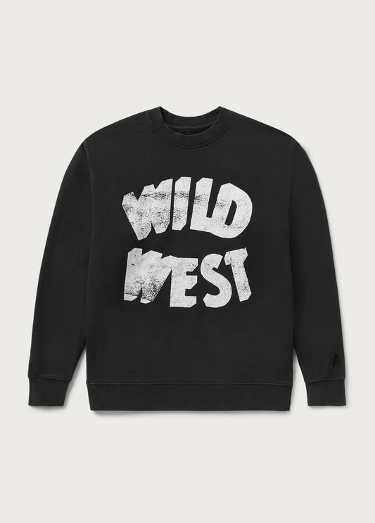 Wild West Crewneck Sweatshirt | Black