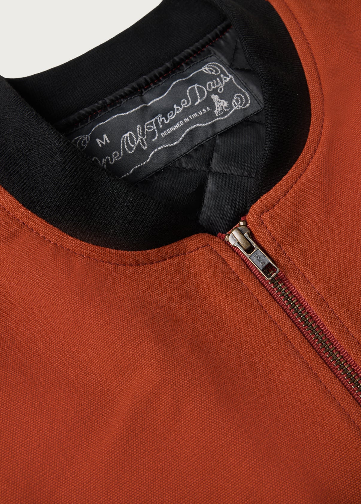 Rust Solid Zip Vest