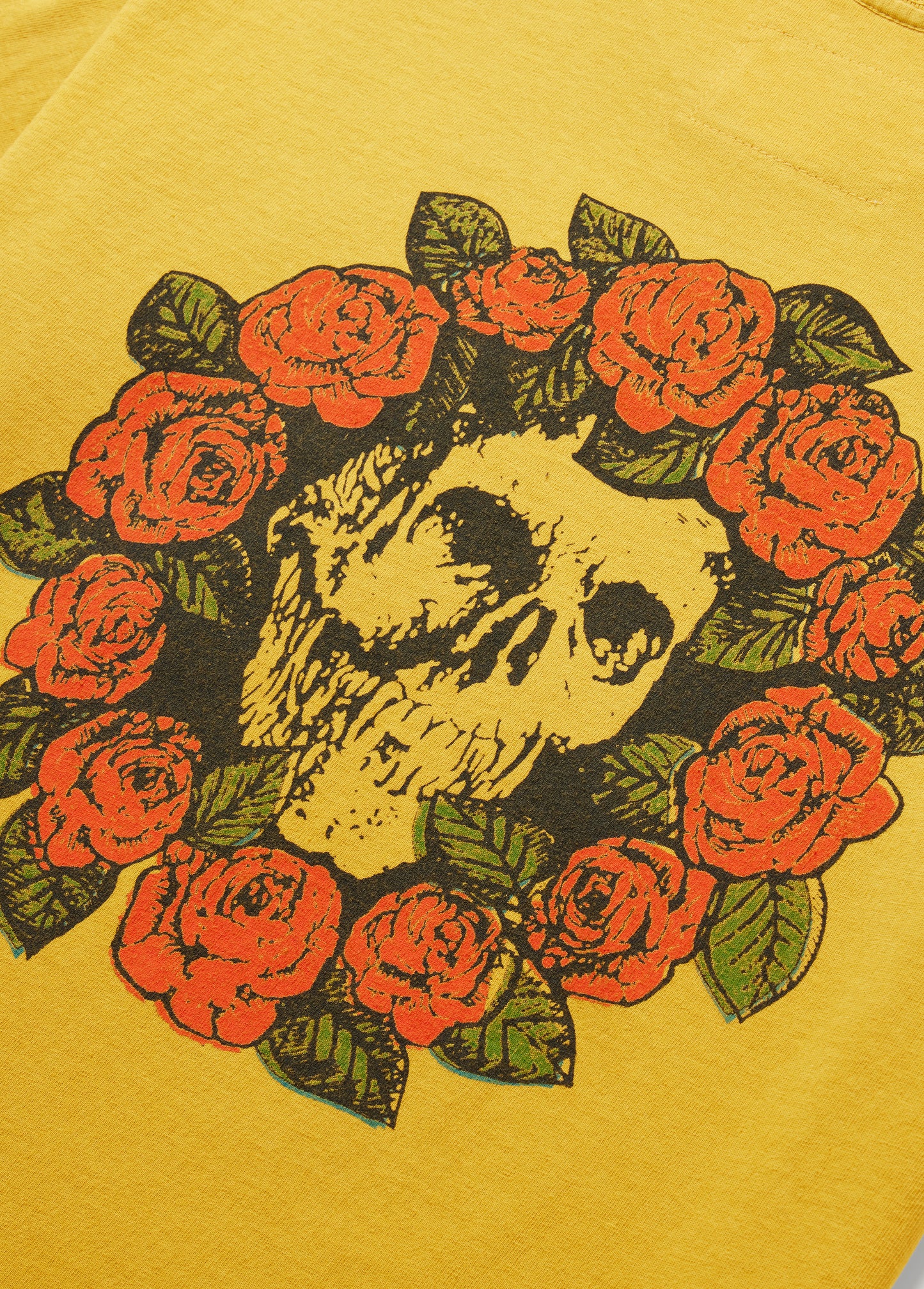 Wreath of Roses Tee | Mustard