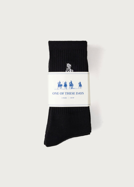 Xerox Running Horse Sock | Black