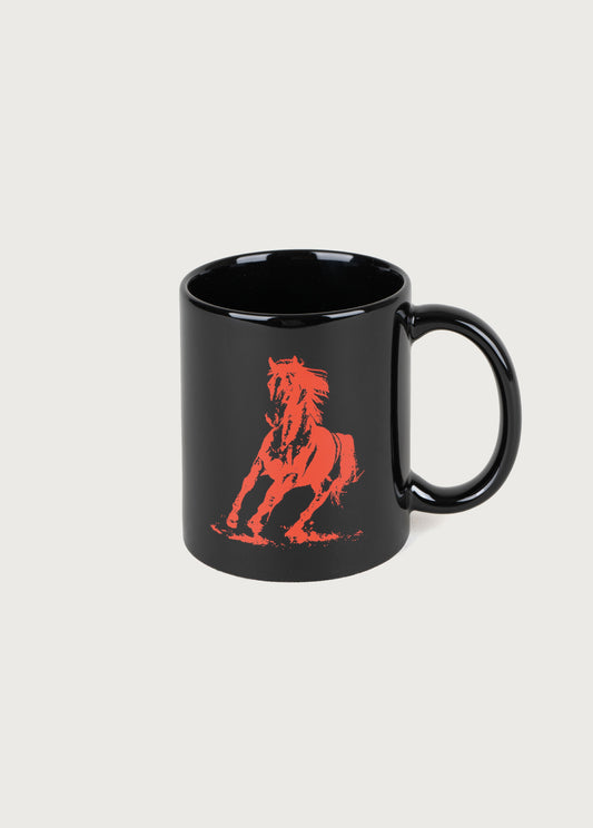 Xerox Running Horse Mug | Black