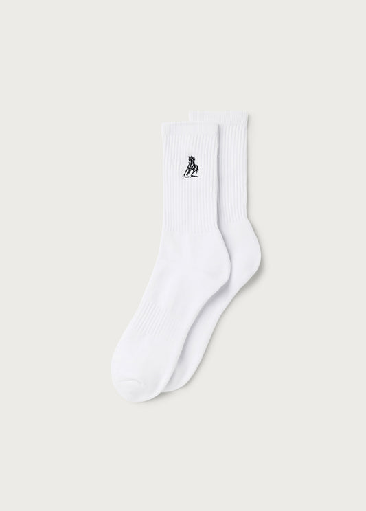 Xerox Running Horse Sock | White