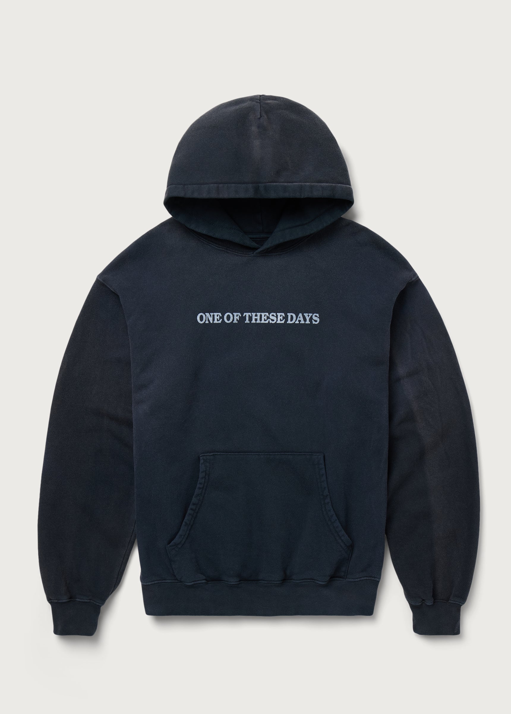 Xerox Running Horse Hoodie | Sun Faded Washed Black | One Of These Days