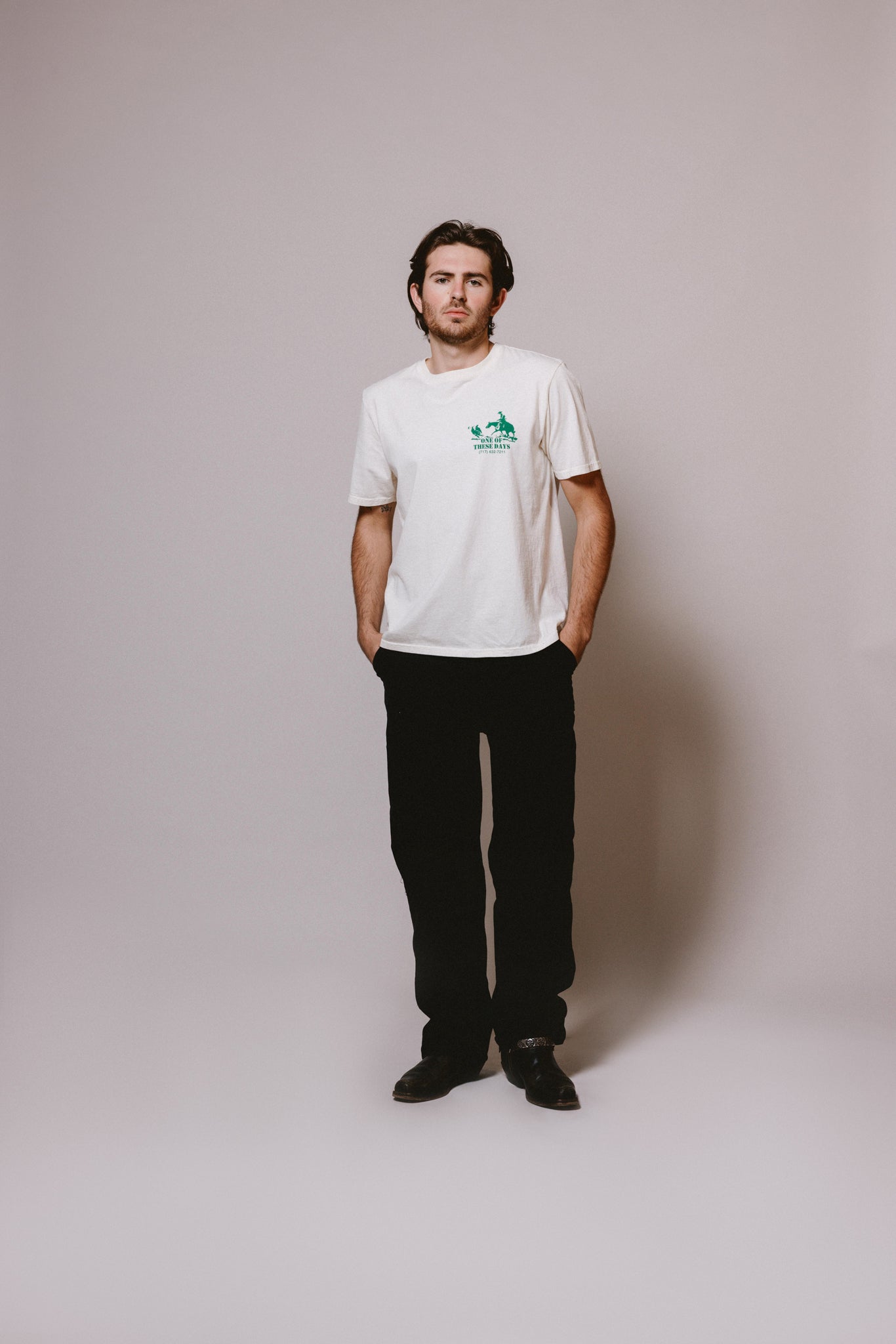 Round Up T-Shirt | Bone