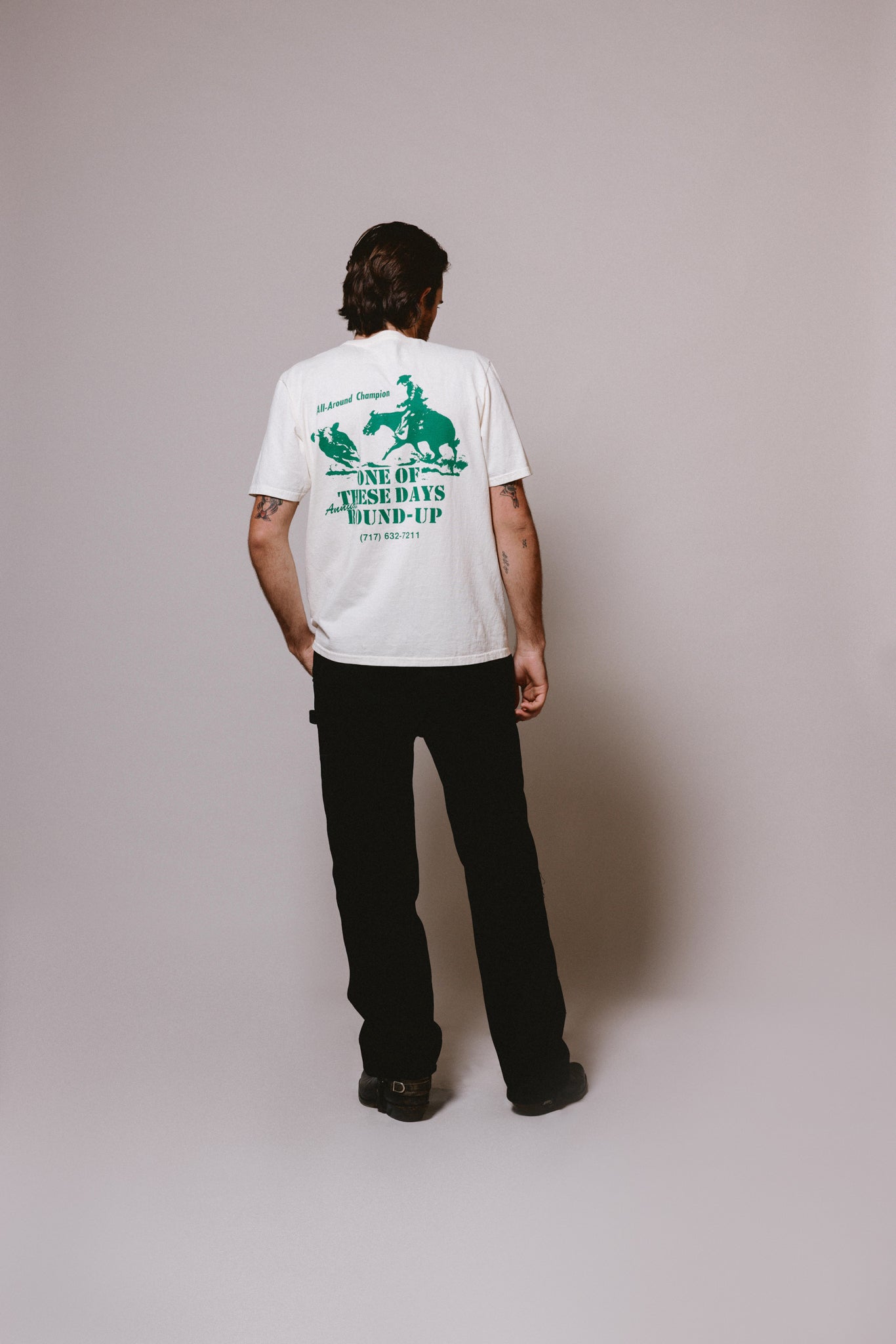 Round Up T-Shirt | Bone