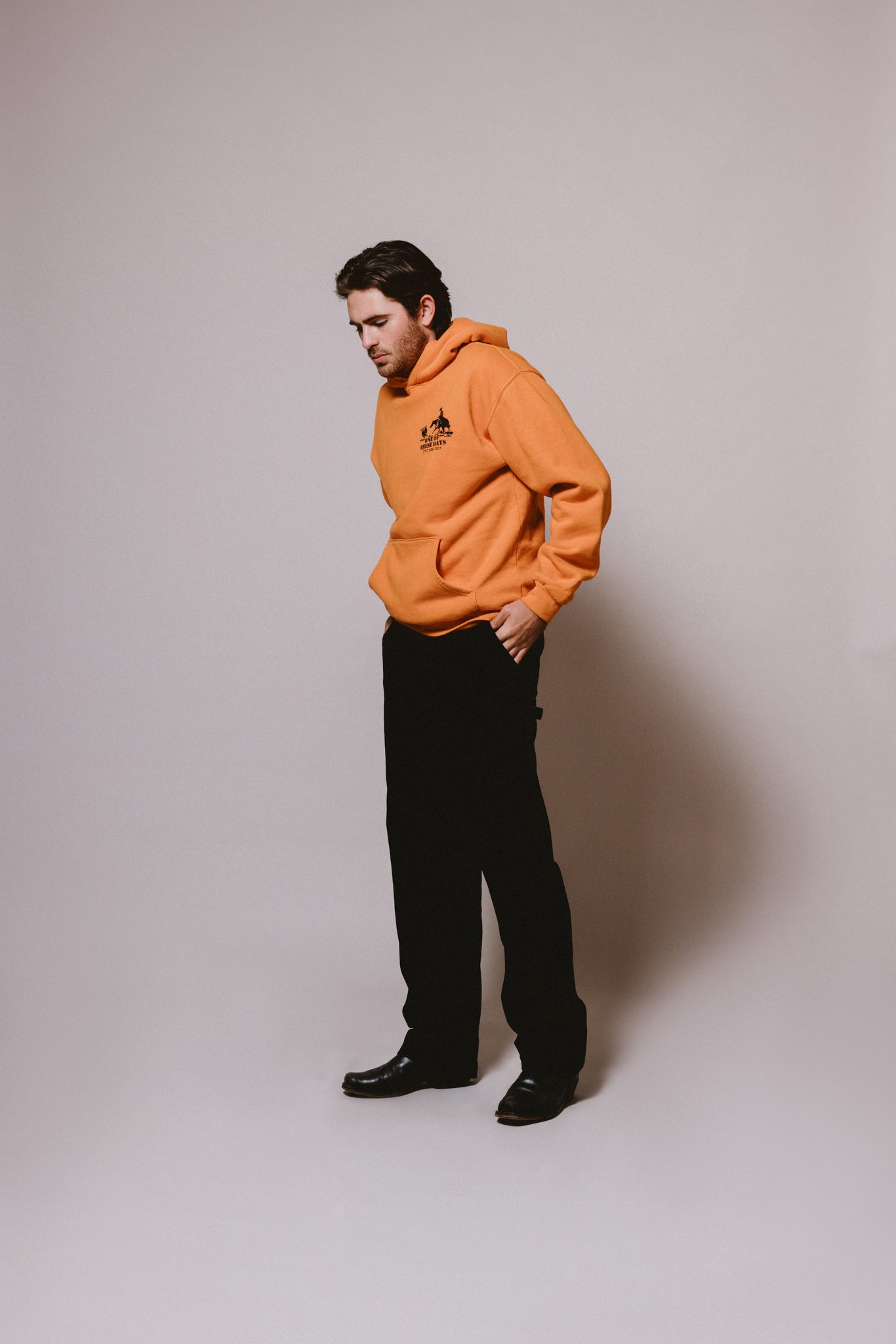 Round Up Hooded Sweatshirt | Orange