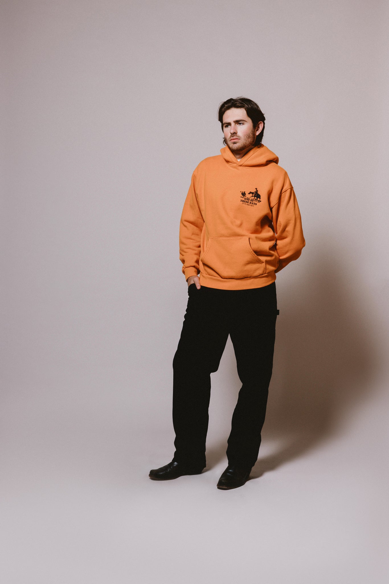 Round Up Hooded Sweatshirt | Orange
