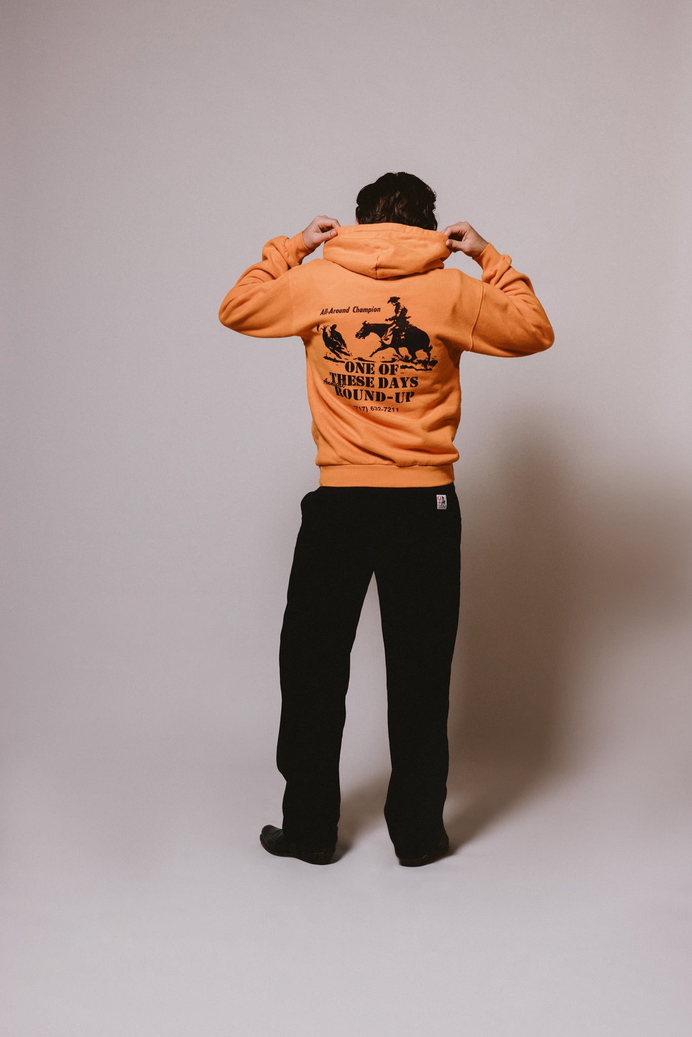 Round Up Hooded Sweatshirt | Orange