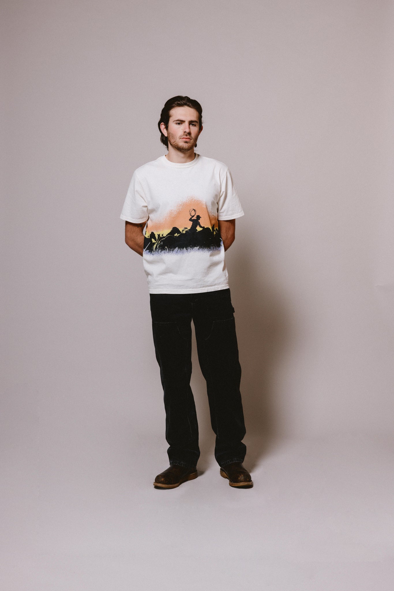 Driftin' Back T-Shirt - Sunset | Bone