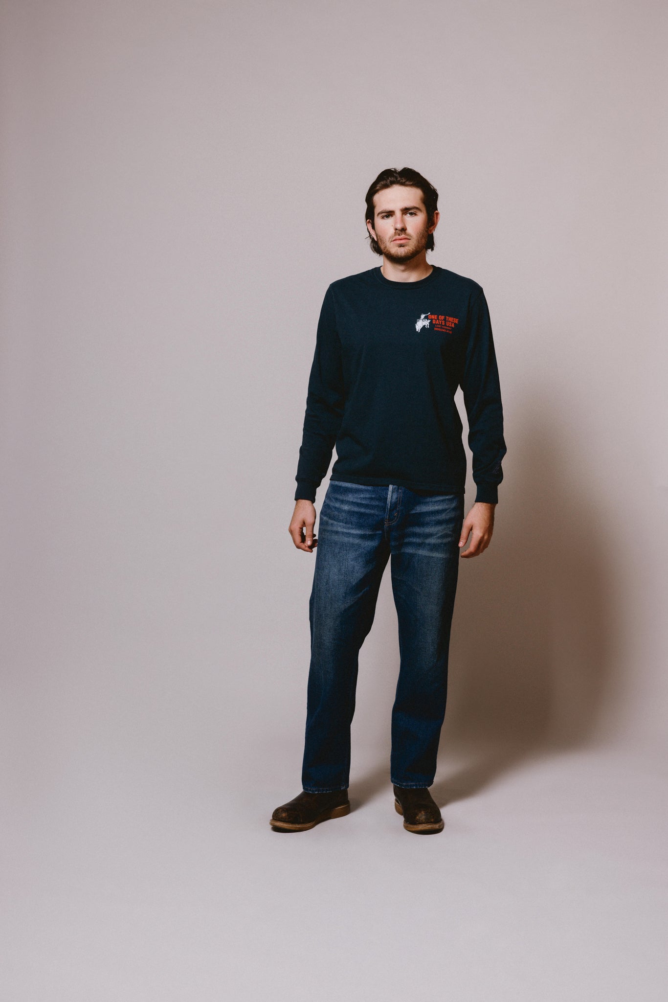Break On Through Long Sleeve T-Shirt | Black