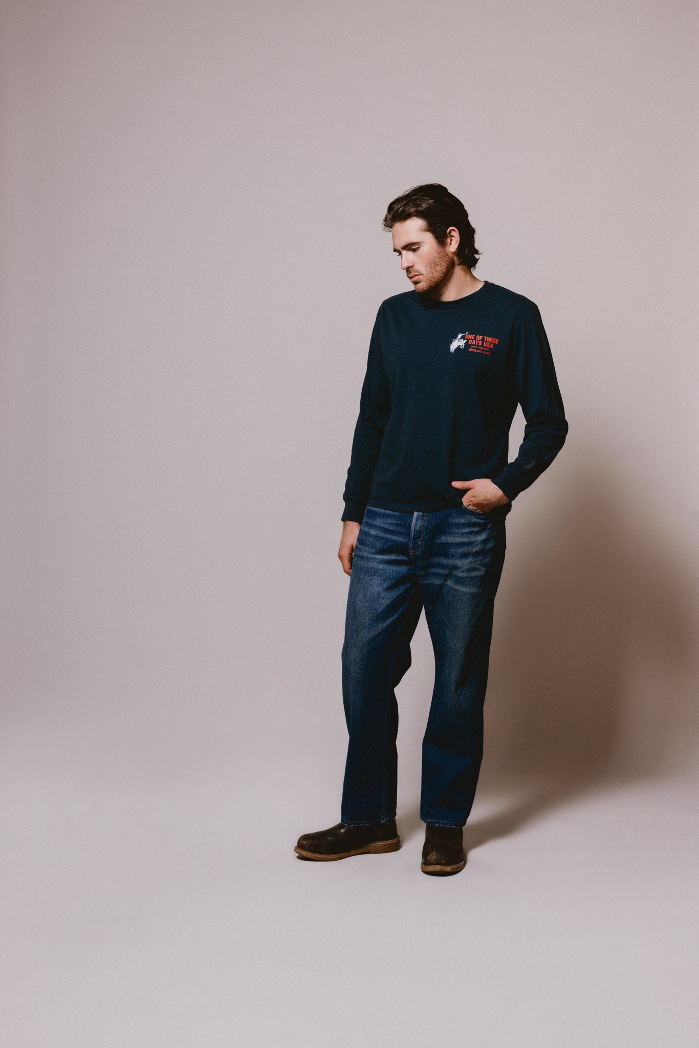 Break On Through Long Sleeve T-Shirt | Black