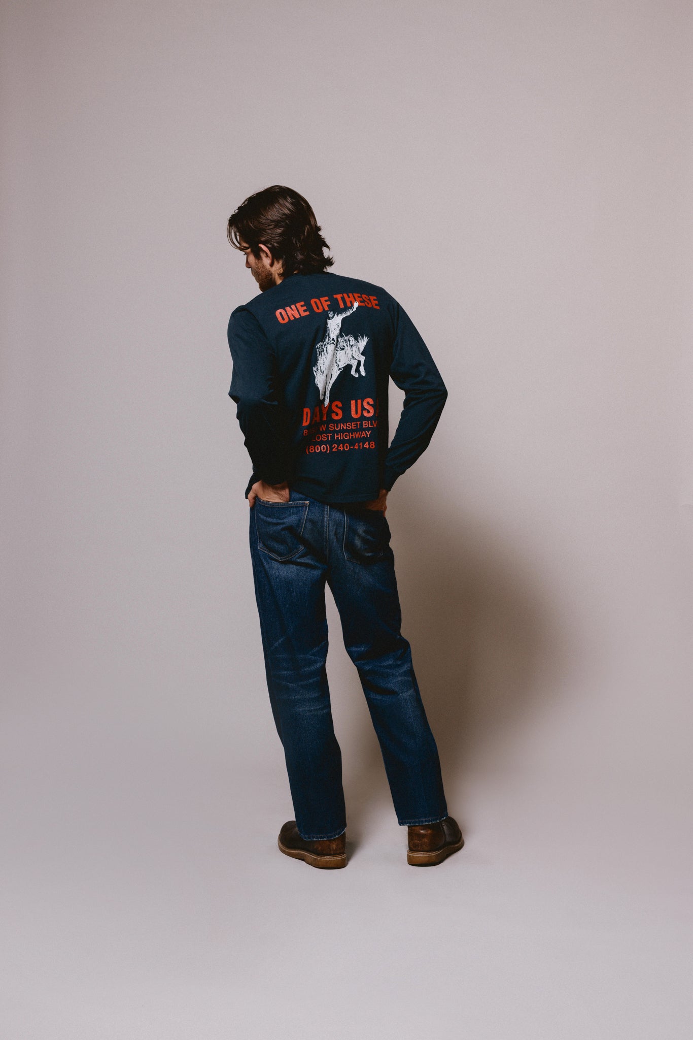 Break On Through Long Sleeve T-Shirt | Black