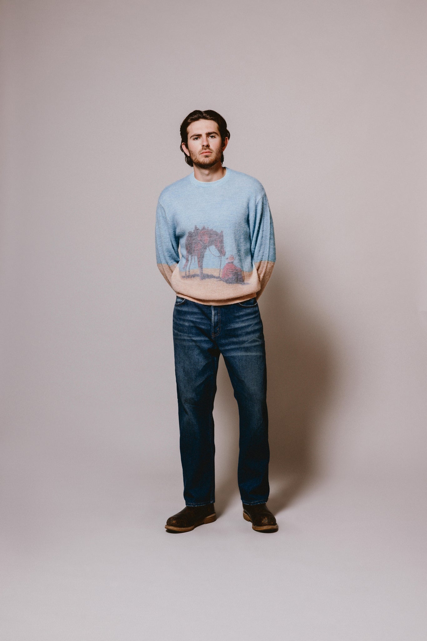 So Far Away Printed Sweater | Multi