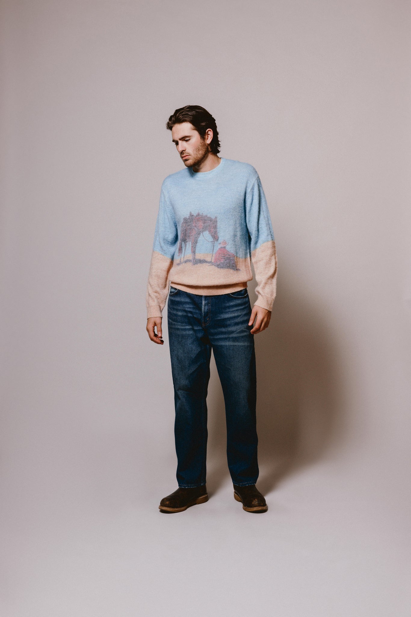 So Far Away Printed Sweater | Multi