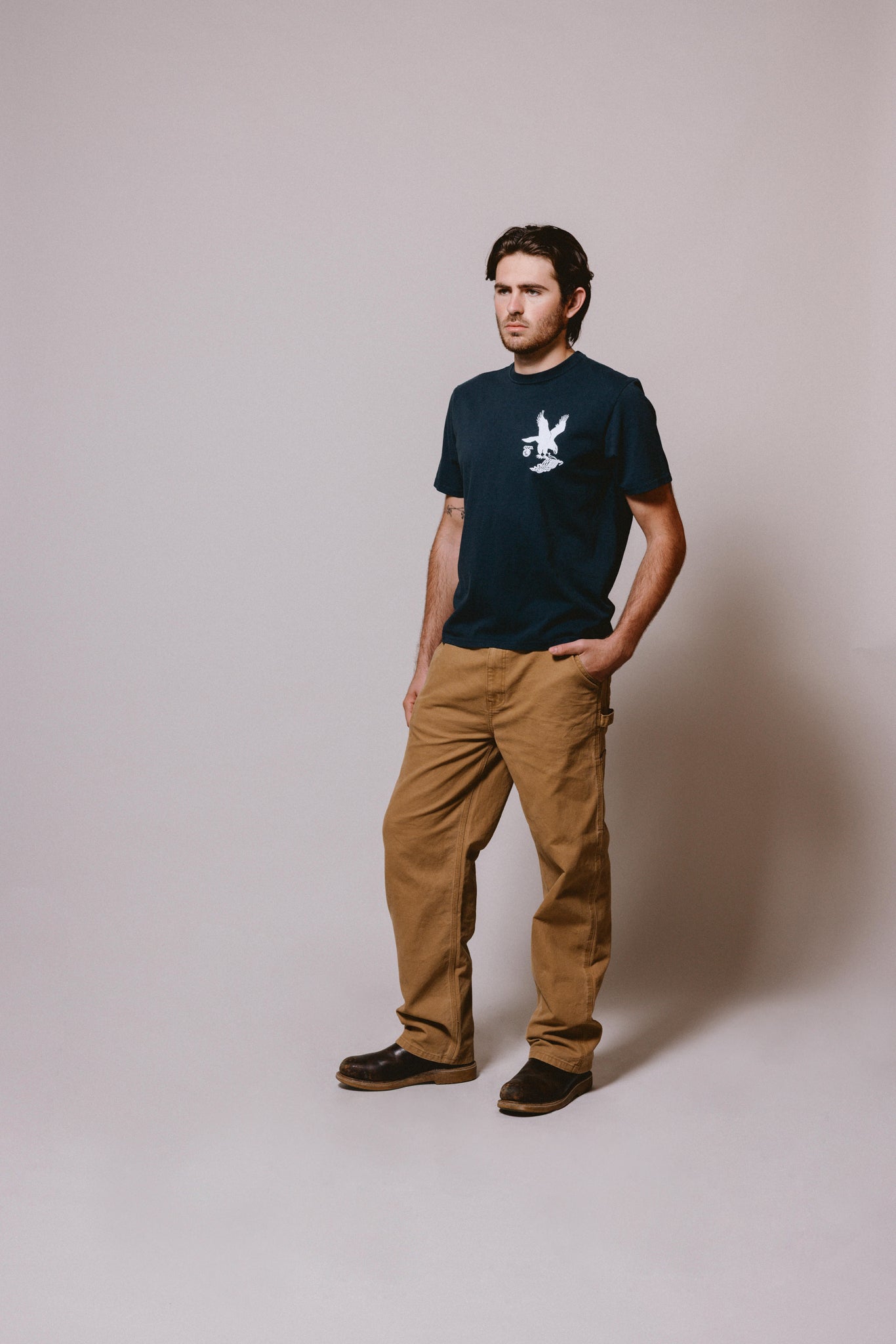 Where Eagles Dare T-Shirt | Washed Black