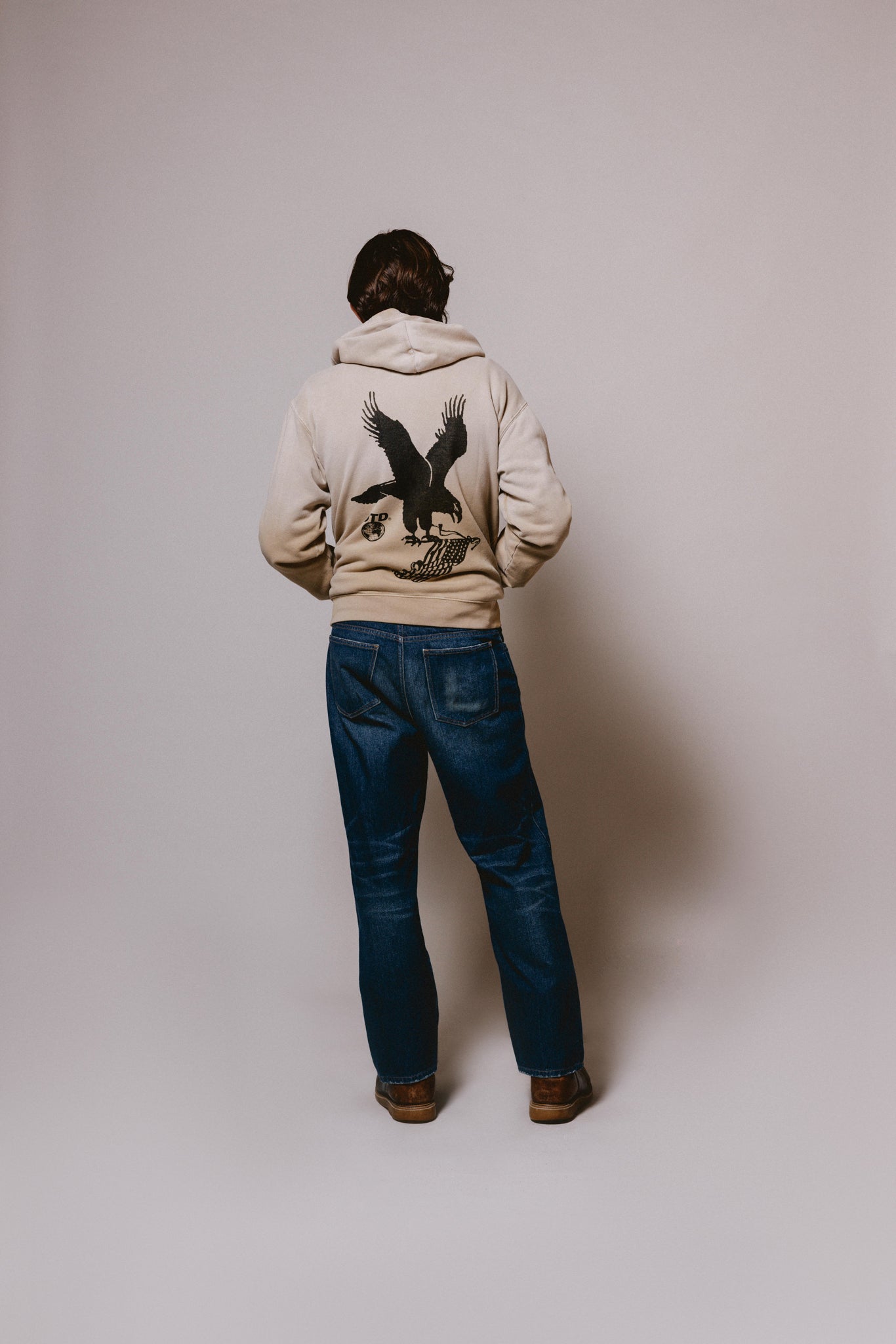 Where Eagles Dare Zip Hoodie | Sand