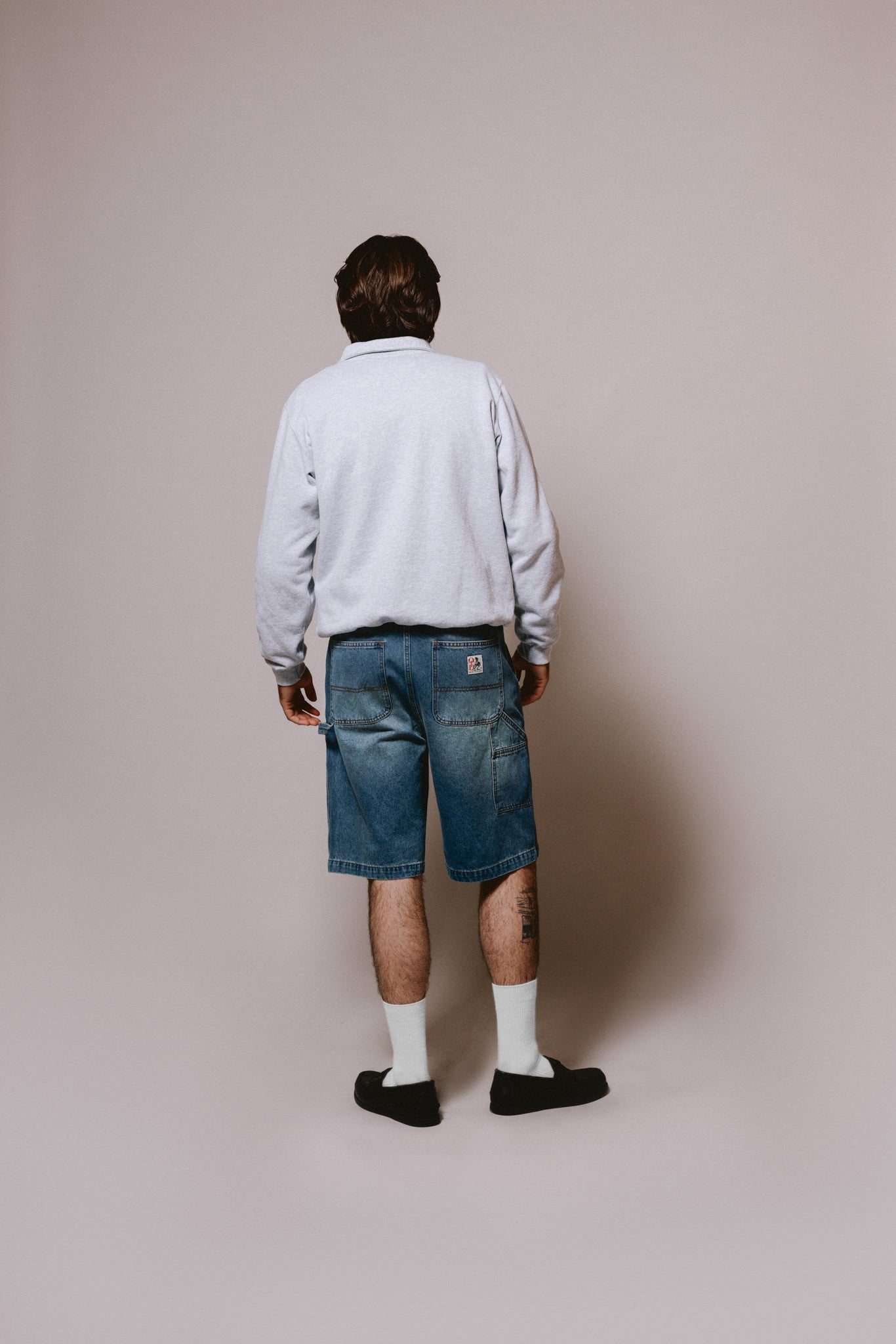 Denim Painter Shorts | Indigo