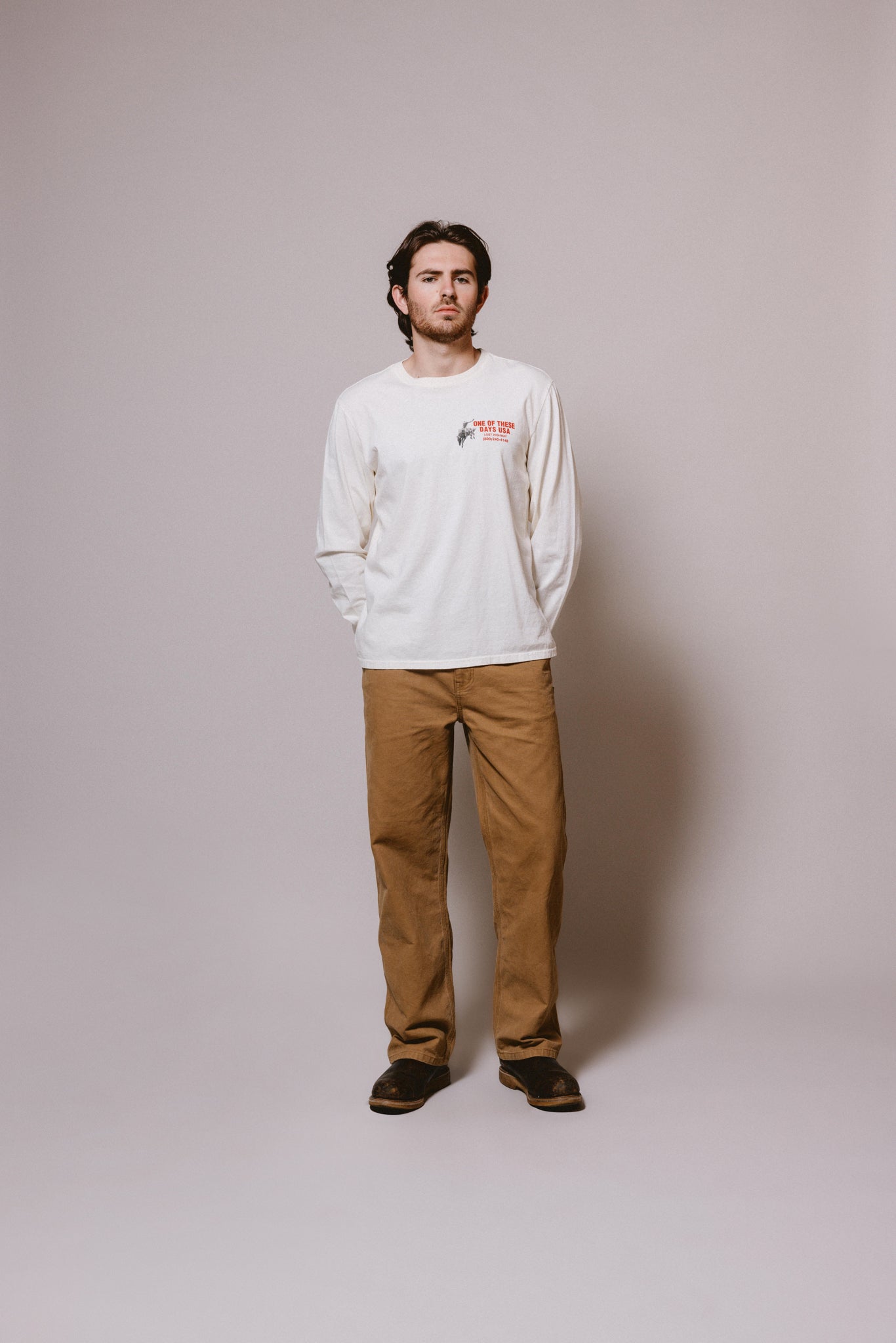 Break On Through Long Sleeve T-Shirt | Bone