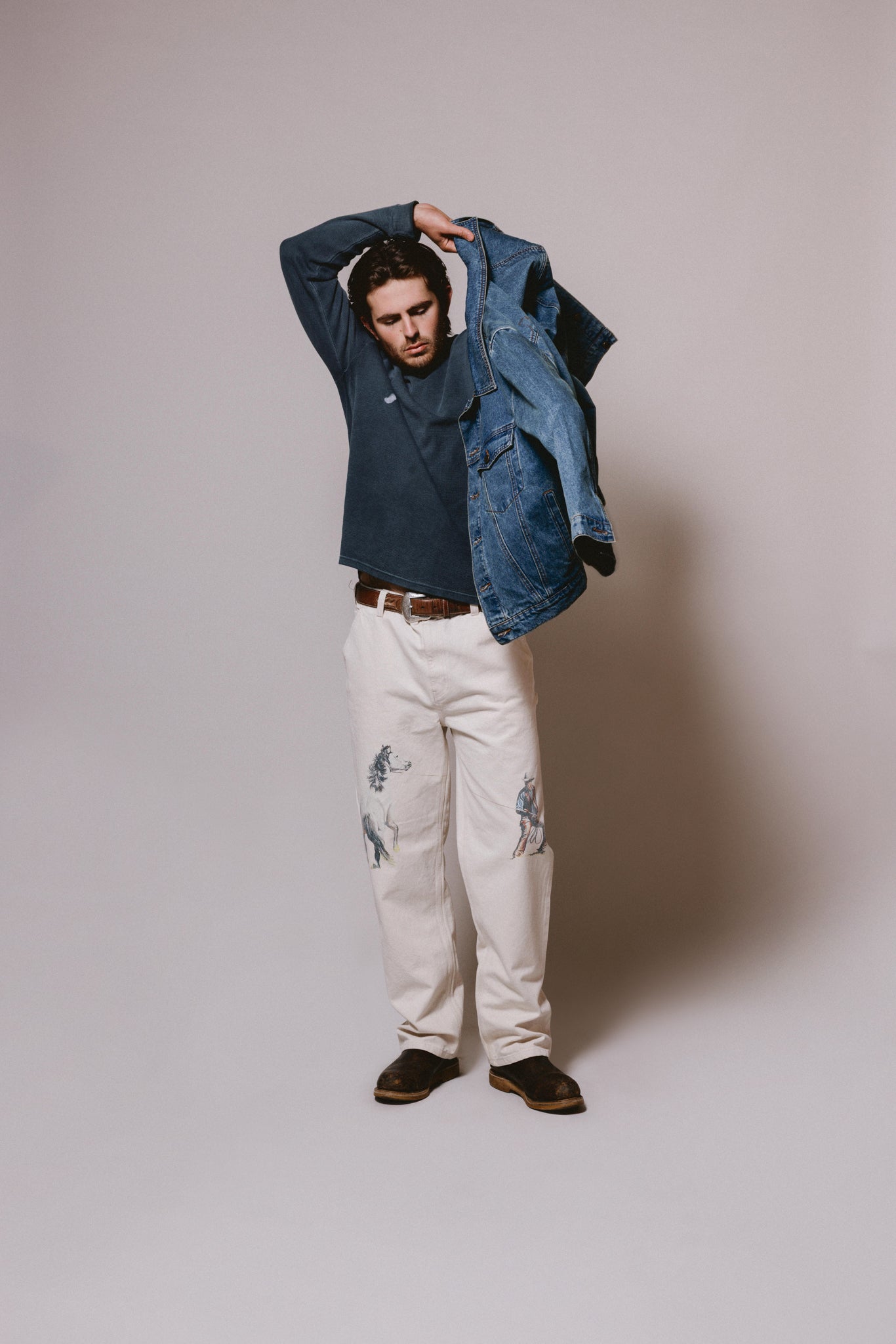 Denim Trucker Jacket | Washed Indigo