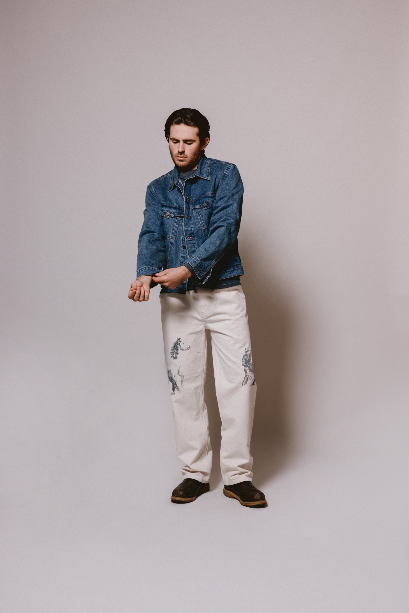Denim Trucker Jacket | Washed Indigo