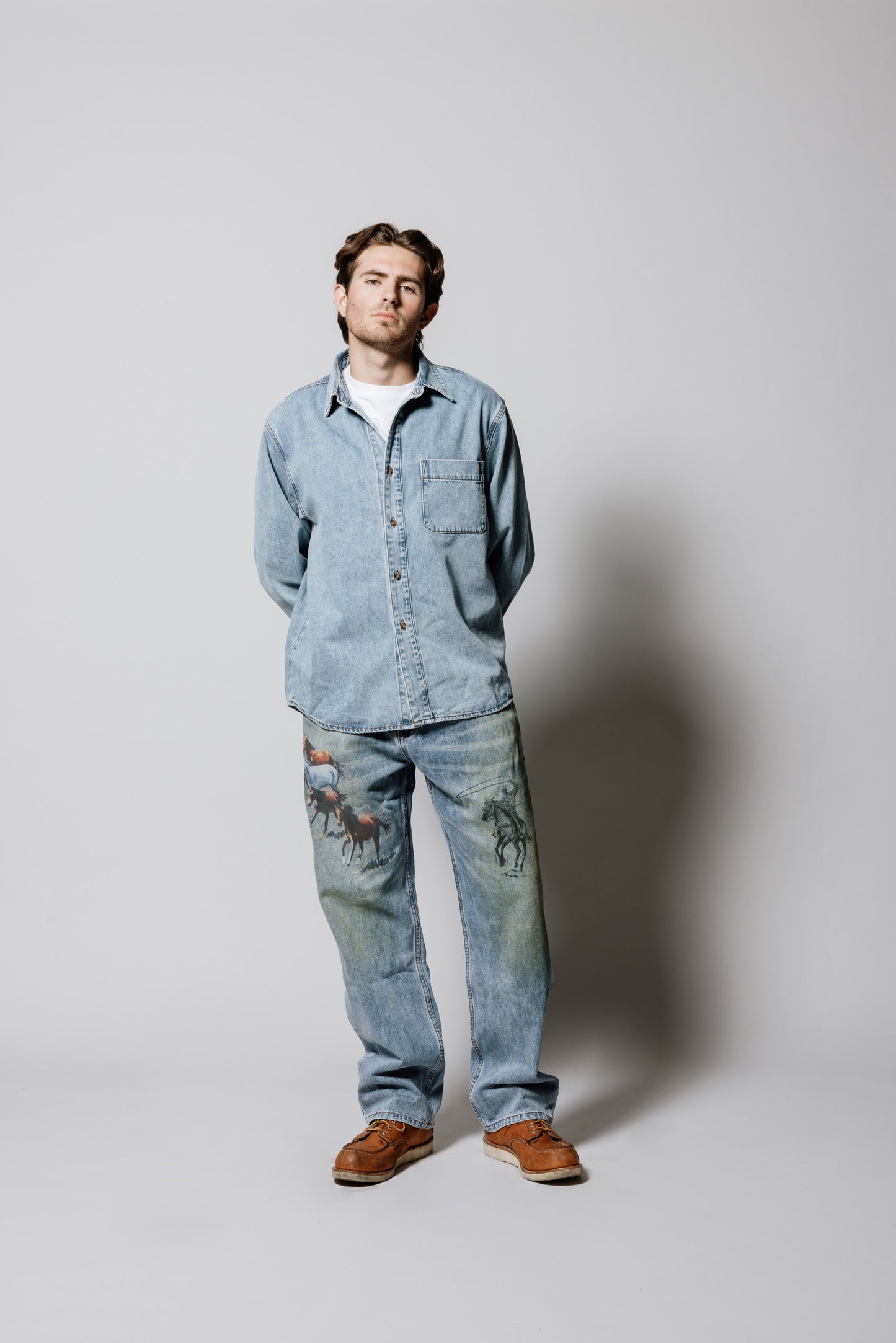 Denim Button Down Shirt | Indigo