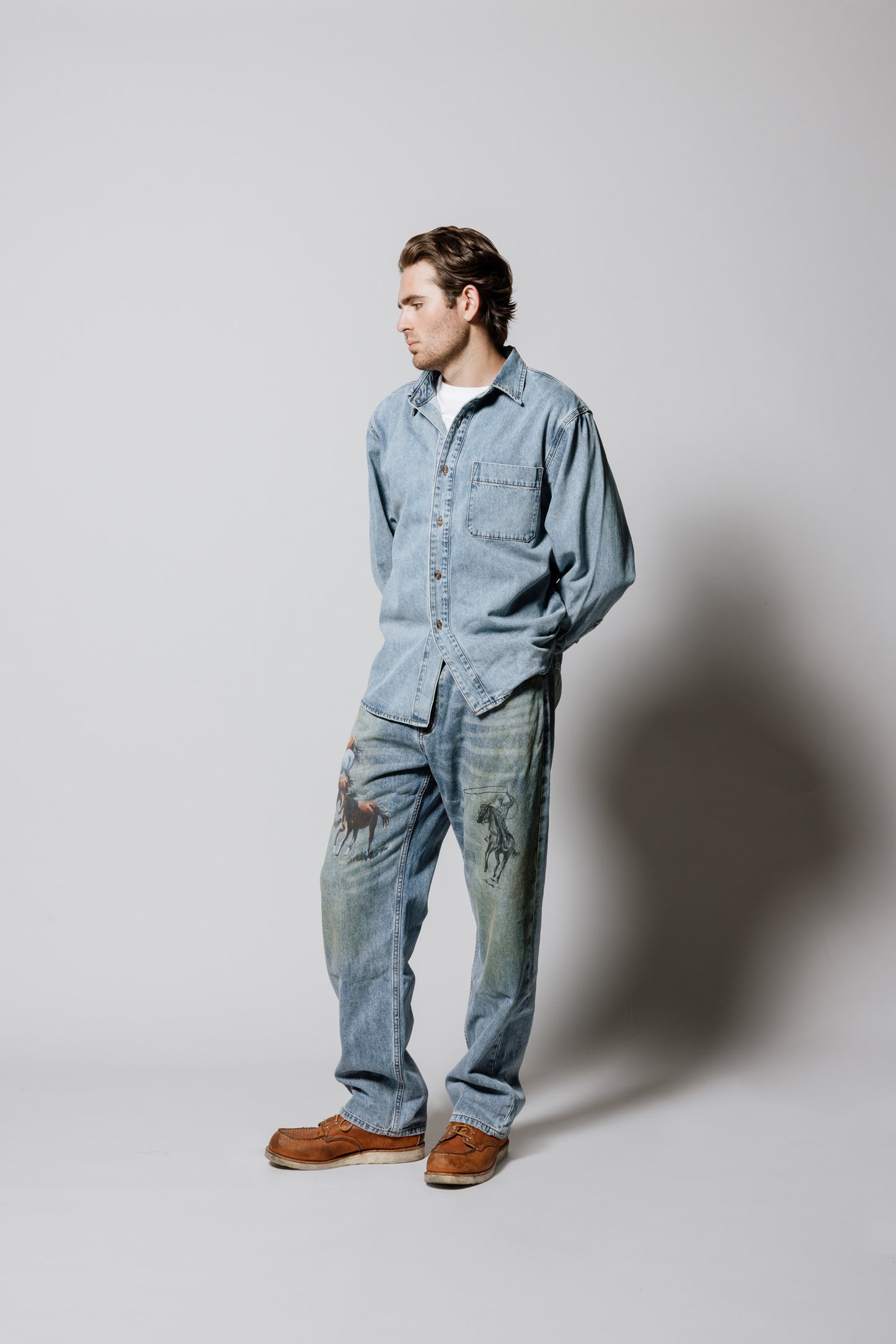 Denim Button Down Shirt | Indigo