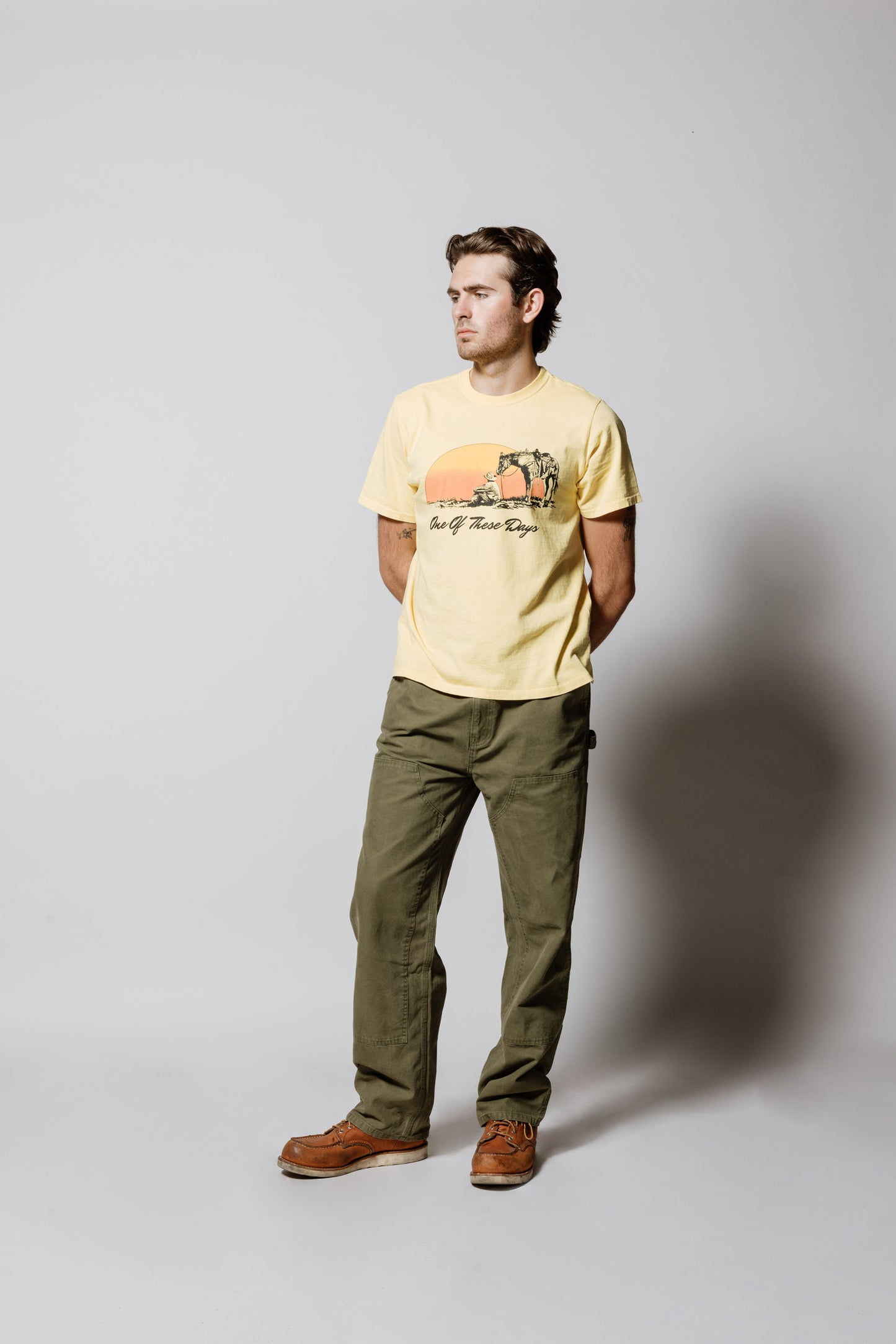 Could Only Remember T-Shirt | Hard Washed Yellow