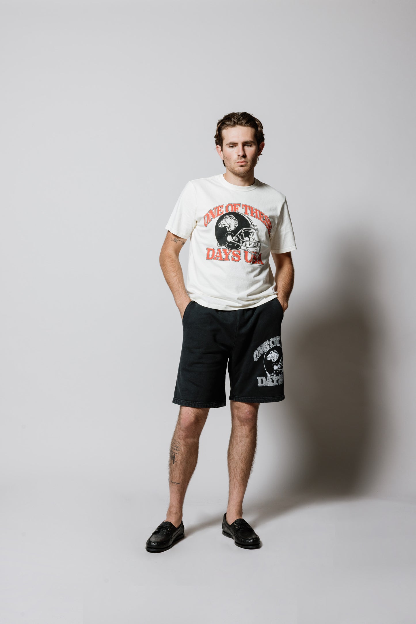 Days USA Sweatshort | Washed Black