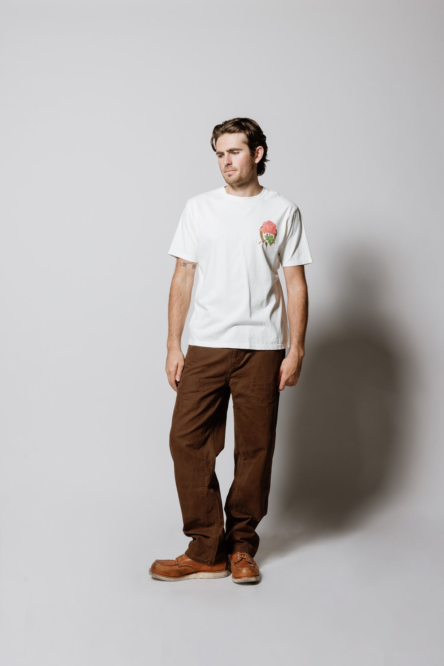 Canvas Double Knee Pant | Brown