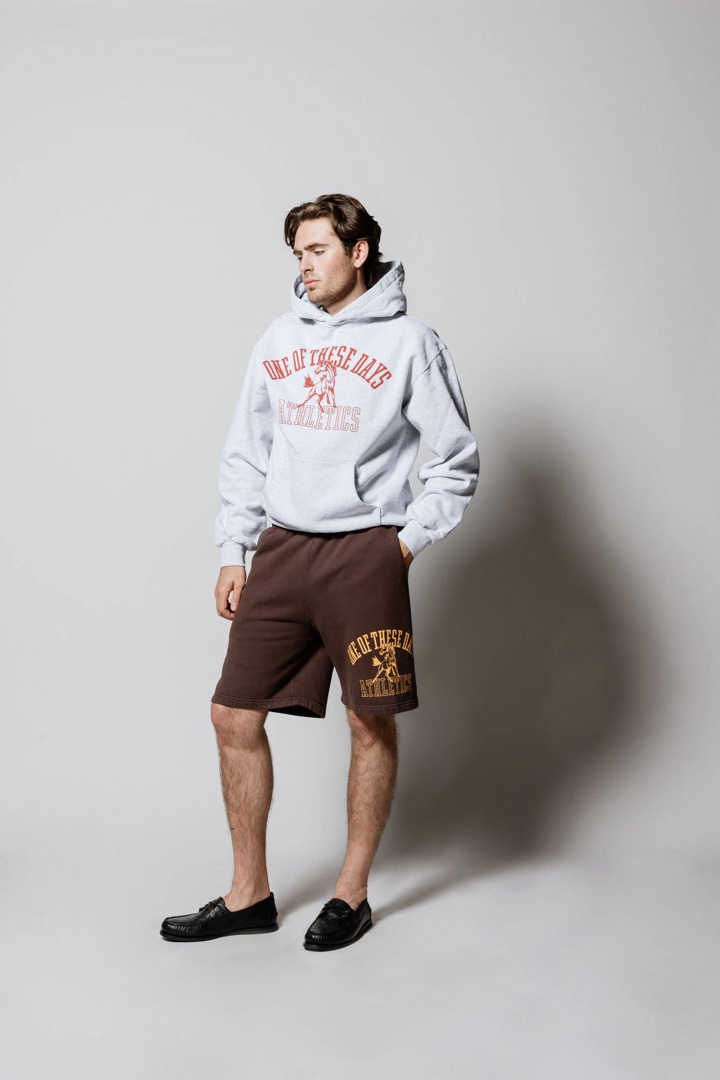 Mustang Athletics Sweatshort | Dark Brown