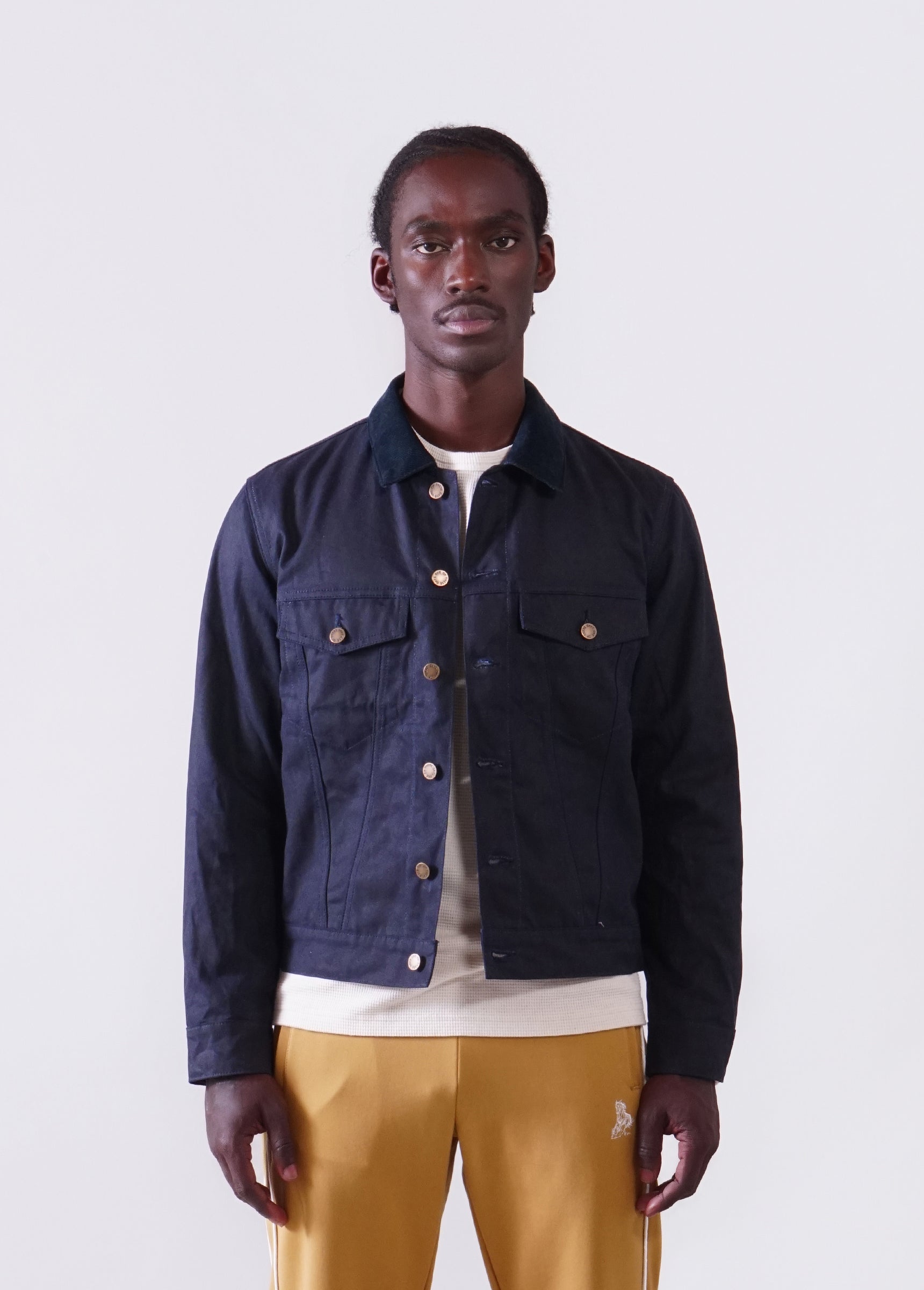 Trucker Jacket - Navy | The Northern Sky Collection | One Of These