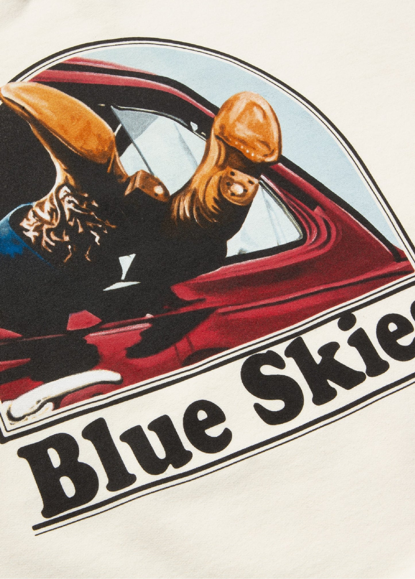 Blue Skies Crewneck Sweatshirt | Bone