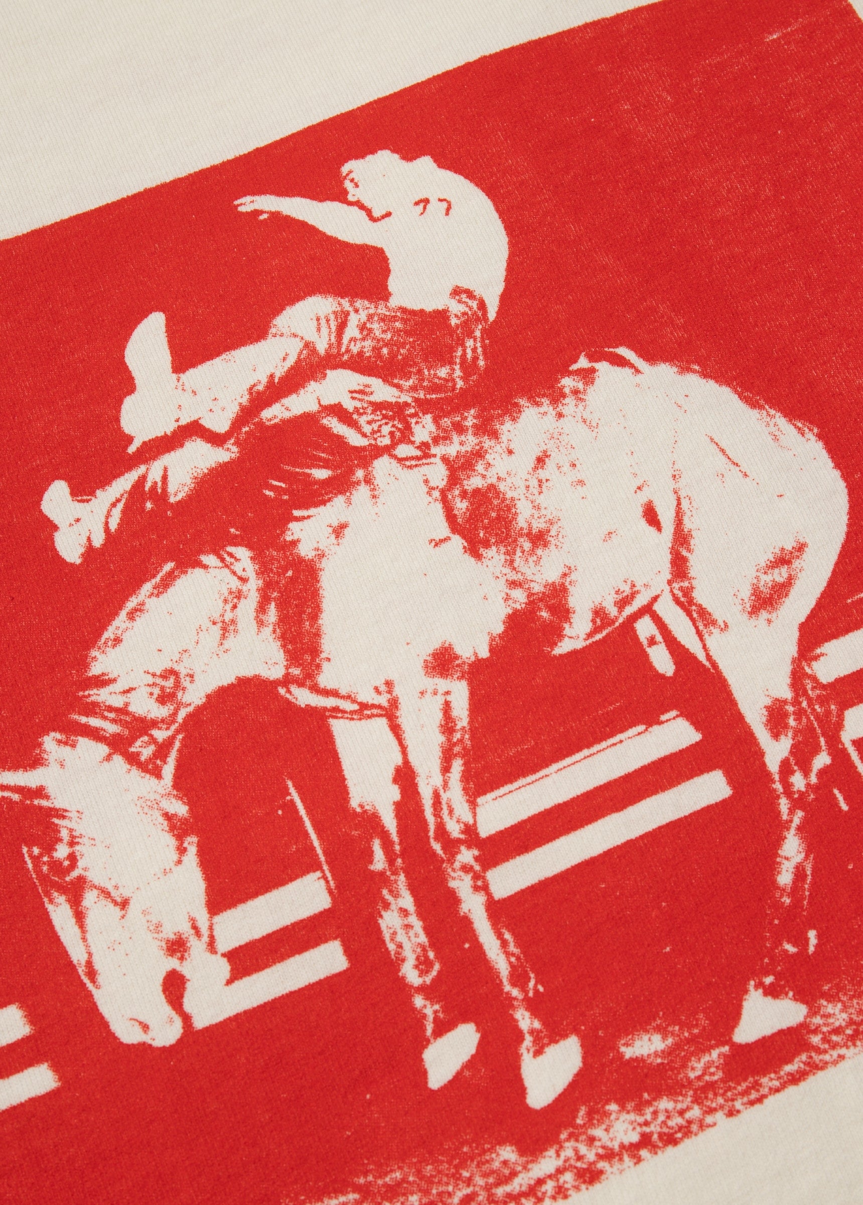 New Riders Tee | Bone and Red